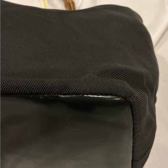 Authentic Gucci Bamboo Handle Nylon Shoulder Bag - Picture 8 of 13